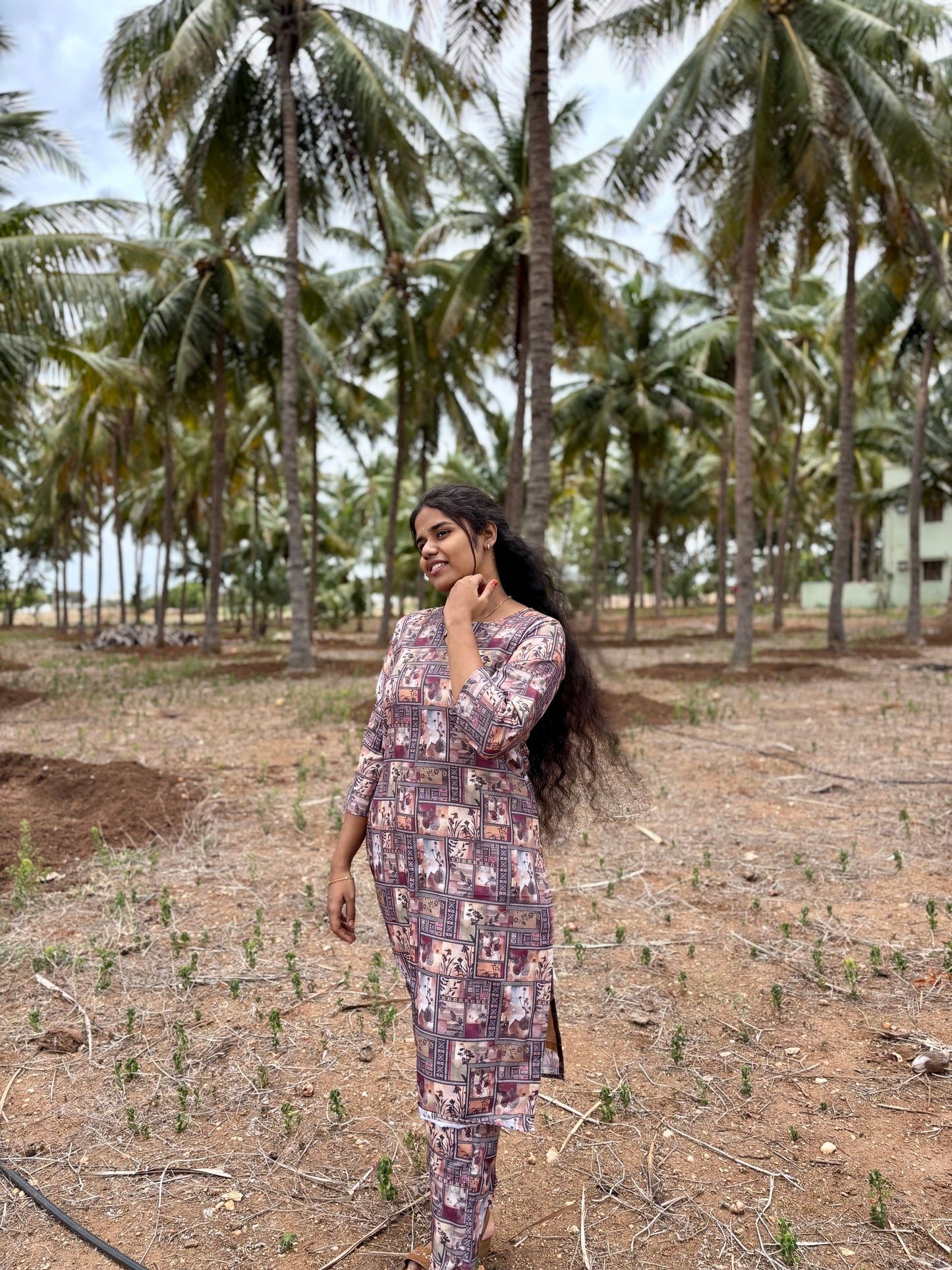 CDC02 โ Block Art Pure Cotton Co-ord Set