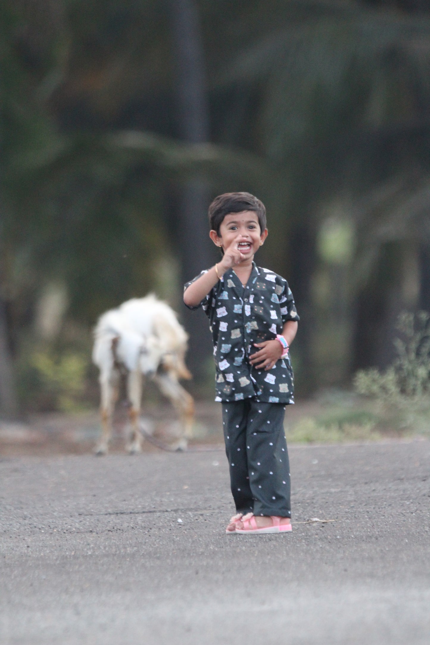 CDK003 – Bear Print Kids Co-Ord Set