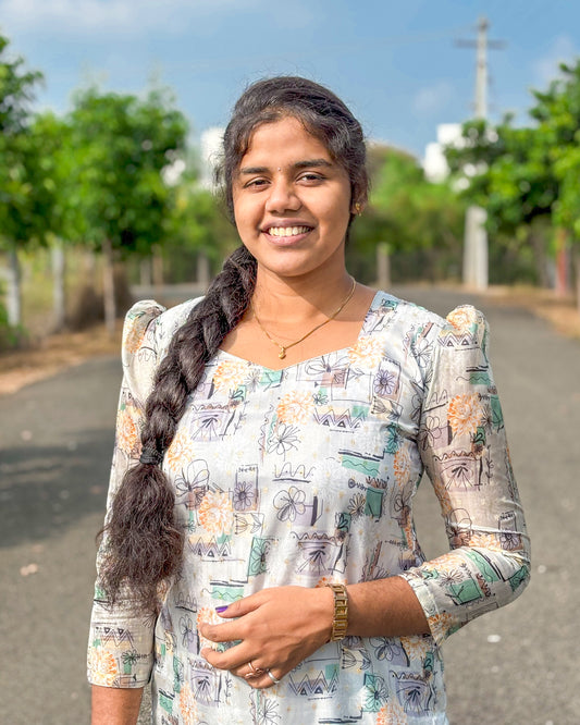 CD003 – Misty Mosaic Jacquard Silk Kurti