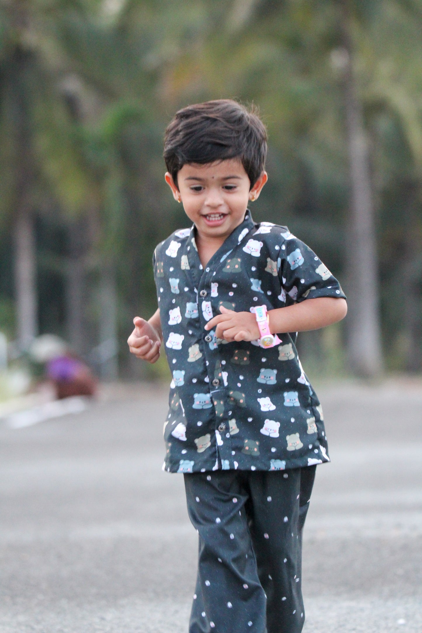 CDK003 – Bear Print Kids Co-Ord Set