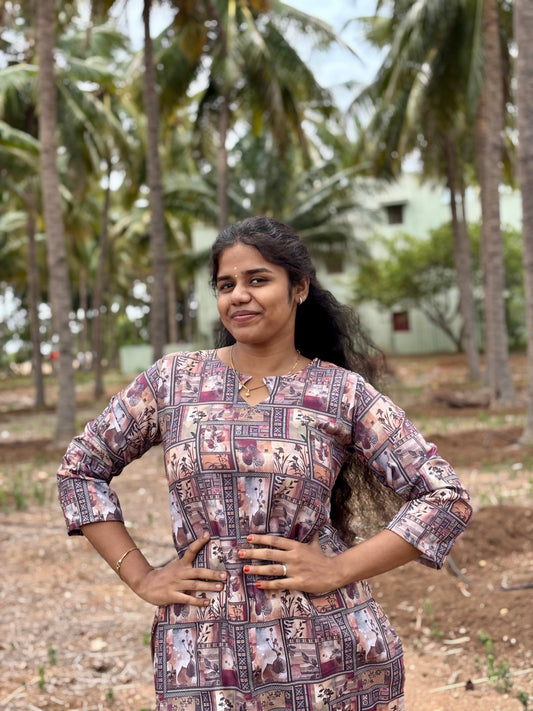 CDC02 – Block Art Pure Cotton Co-ord Set