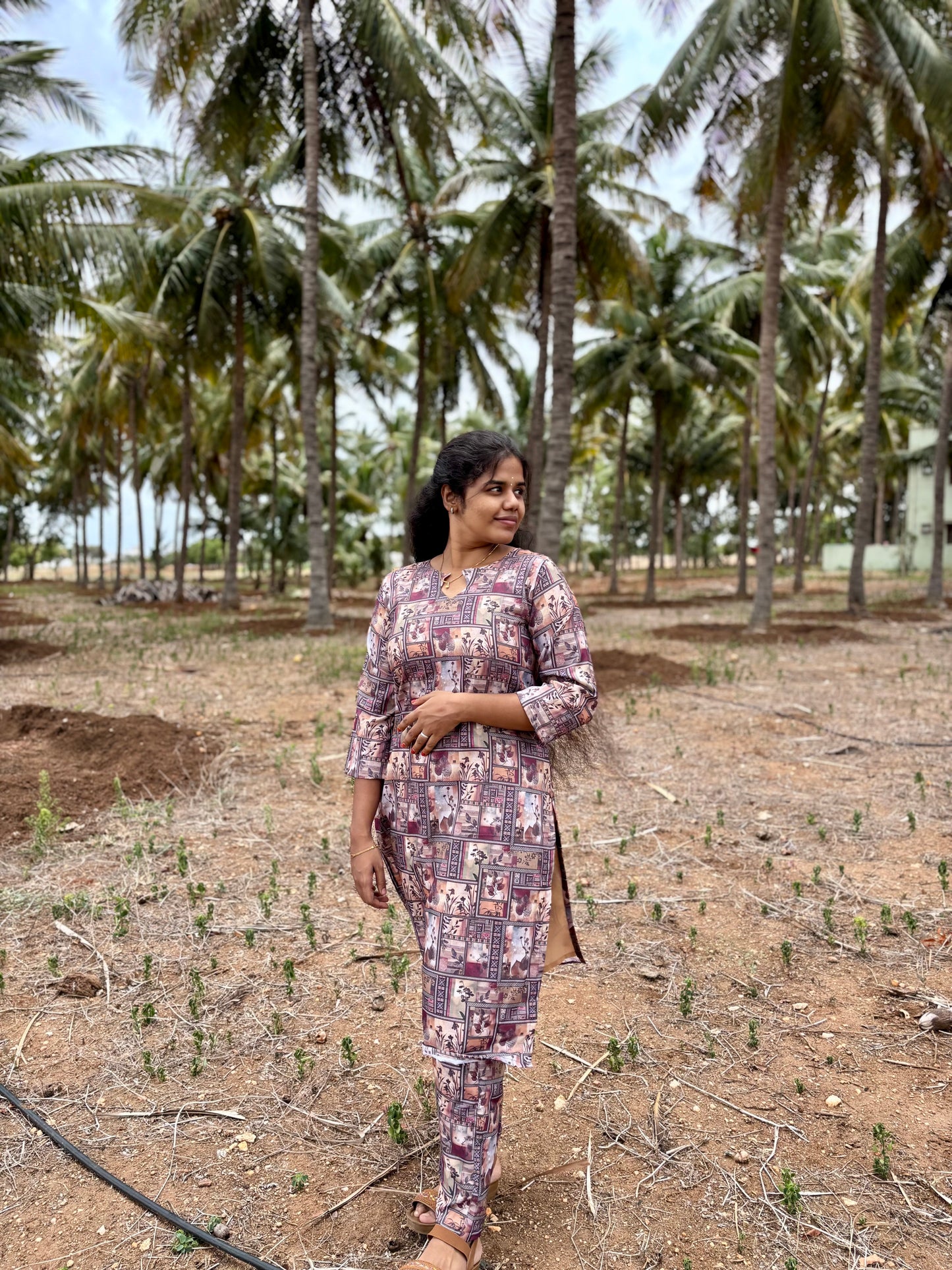 CDC02 – Block Art Pure Cotton Co-ord Set